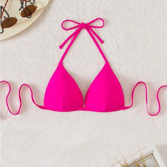 SHEIN Other - Halter Push Up Bikini Top size large NWT